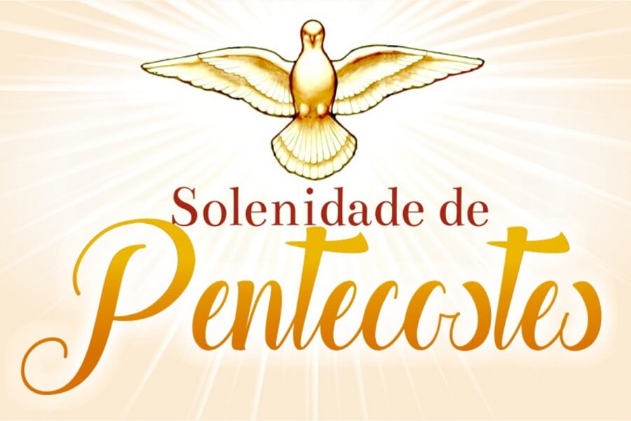 Folheto de celebração da Vigília e Solenidade de Pentecostes em Família