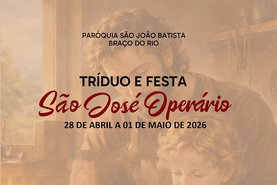 Programação do Tríduo e Festa da Comunidade São José Operário 2026