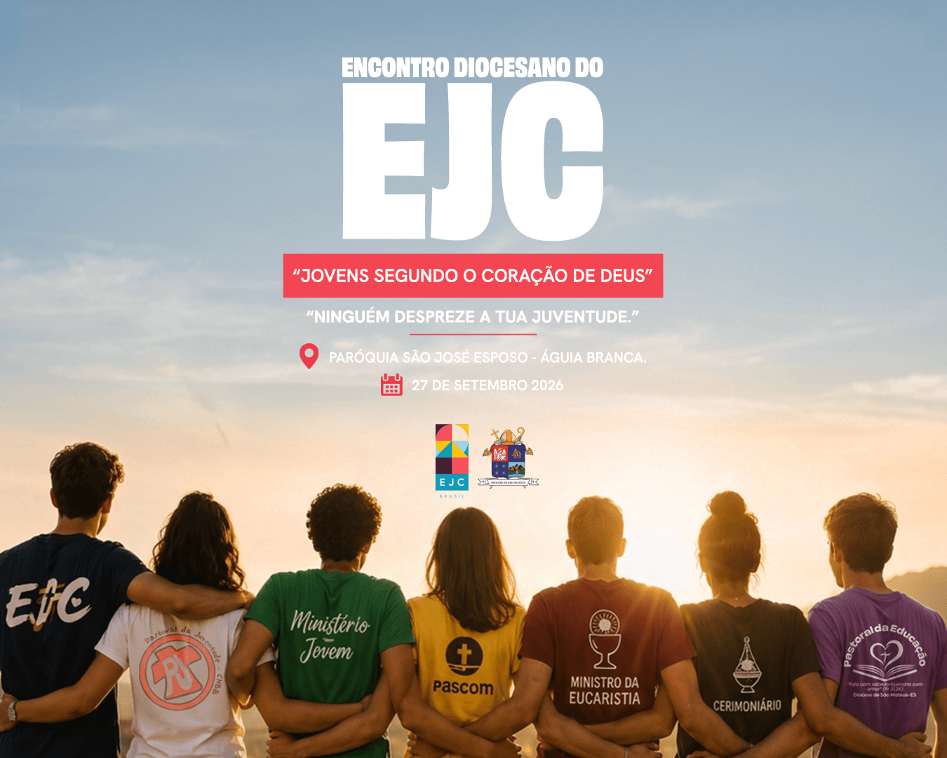 “Jovens segundo o coração de Deus” será tema do Encontrão Diocesano do EJC