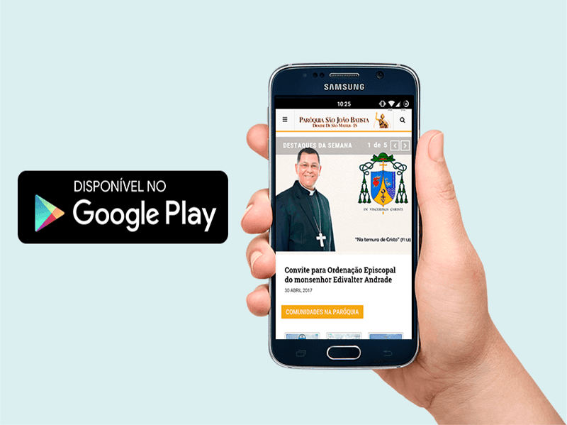 Baixe o App da Paróquia São João Batista