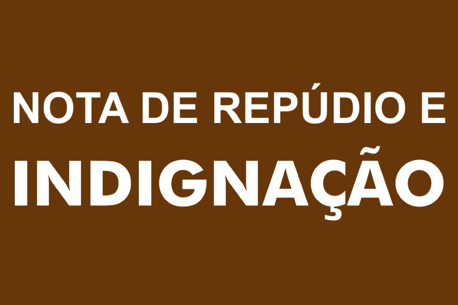 Nota de repúdio: indignação perante a arte e o desrespeito