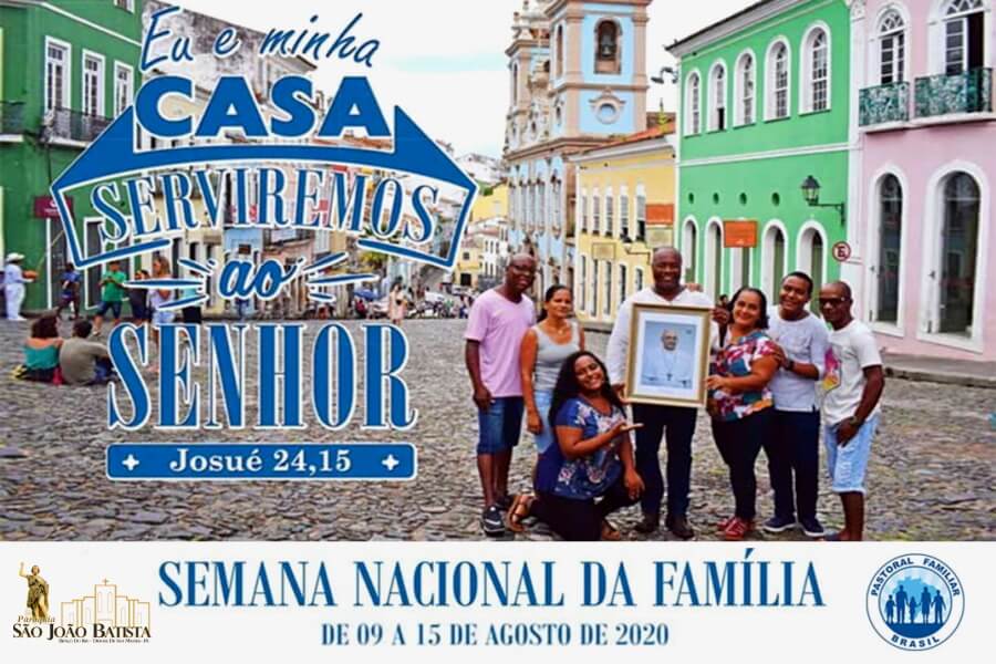 Programação Paroquial da Semana Nacional da Família 2020