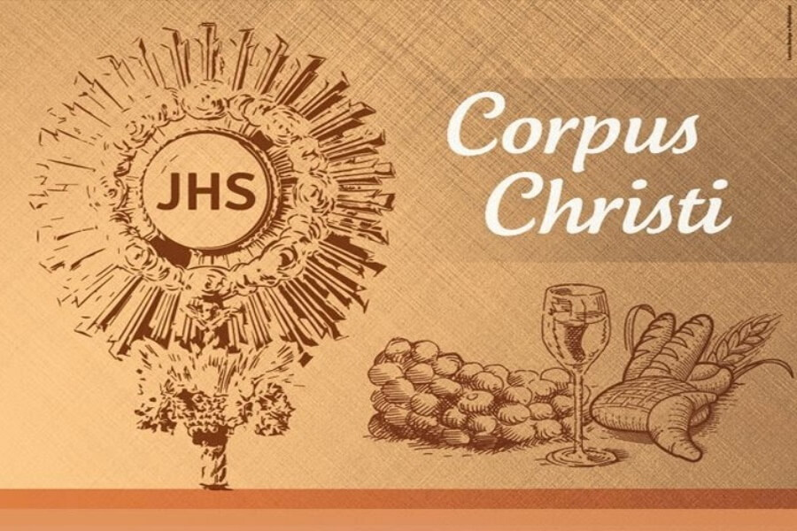 Folheto de celebração da Solenidade de Corpus Christi em Família