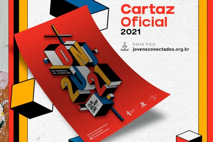 Jovens conectados divulgam cartaz para o dia nacional da juventude 2021
