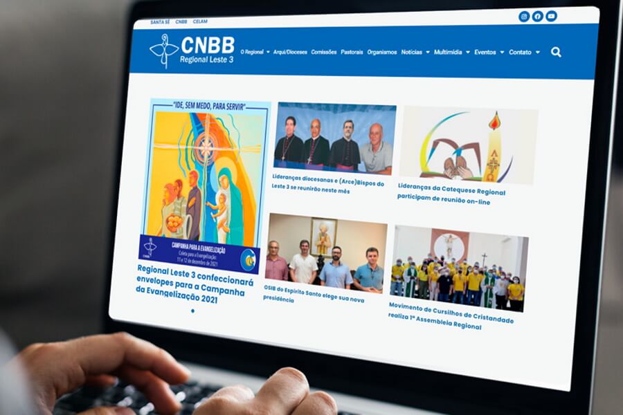 Já está no ar o portal do Regional Leste 3 da Conferência Nacional dos Bispos do Brasil (CNBB)