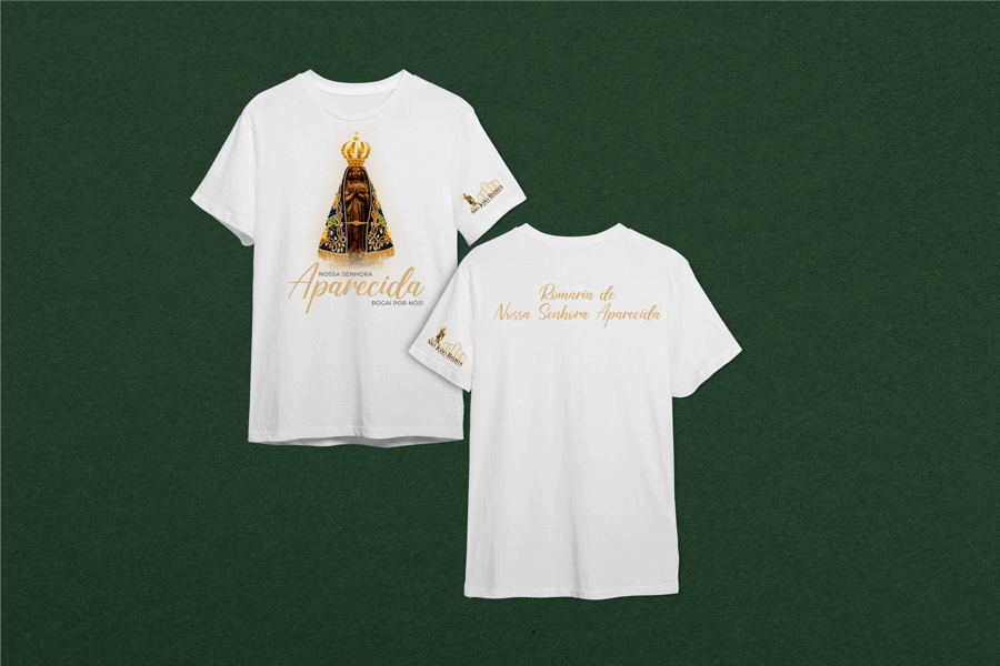 Faça seu pedido da camisa da Romaria de Nossa Senhora Aparecida 2022