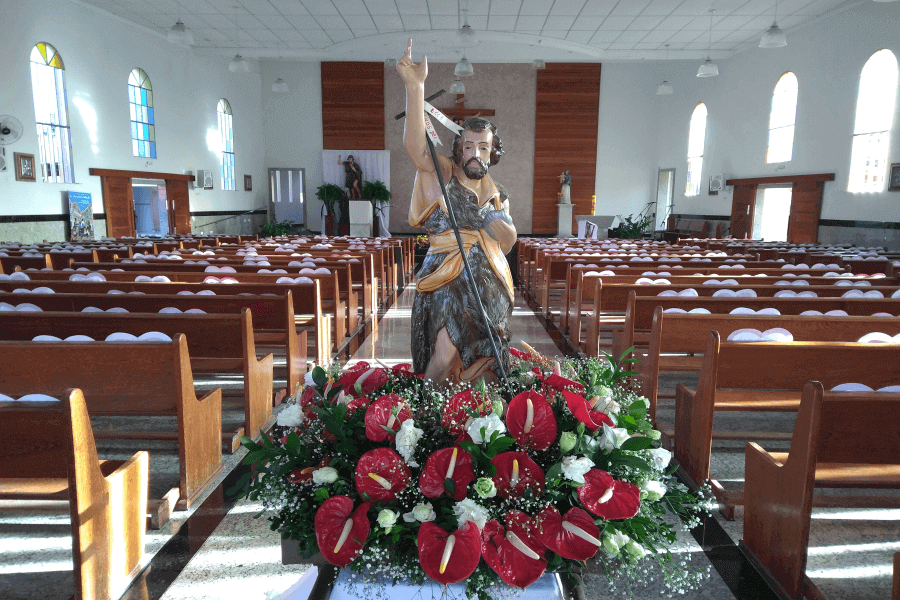 Programação da Peregrinação da Imagem de São João Batista 2022