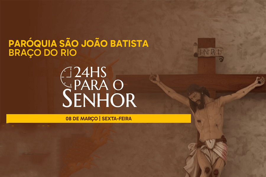 Programação das 24 horas para Senhor 2024