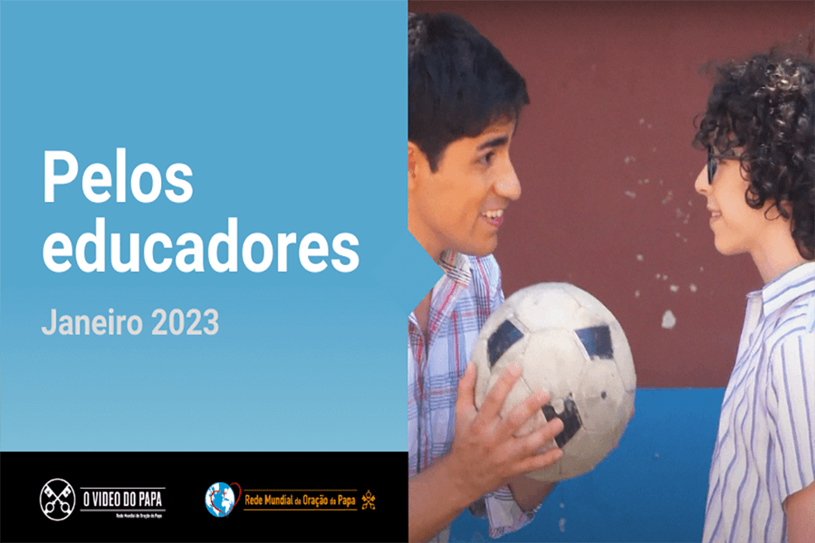 O Vídeo do Papa: No mês de Janeiro,  Francisco convida a educar com fraternidade